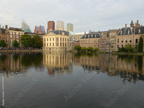 Parliament buildings in The Hague in Netherlands © Abraham