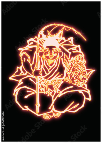 ネオン　浮世絵　恵比寿