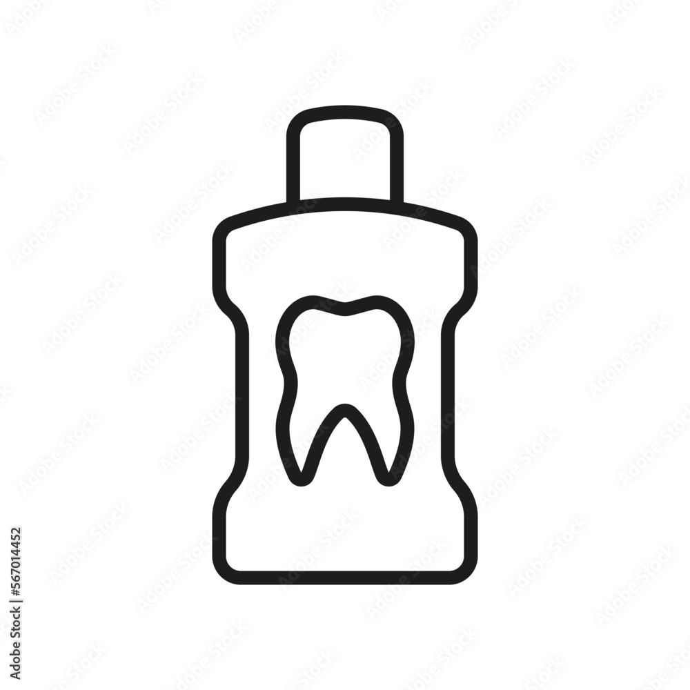Mouthwash Line Icon. Mouth Wash Bottle Linear Pictogram. Dental Hygiene Outline Symbol. Clean and Freshness Mouth Sign. Dentistry Oral Rinse. Editable Stroke. Isolated Vector Illustration Mouthwash Line Icon. Mouth Wash Bottle Linear Pictogram. Dental Hygiene Outline Symbol. Clean and Freshness Mouth Sign. Dentistry Oral Rinse. Editable Stroke. Isolated Vector Illustration