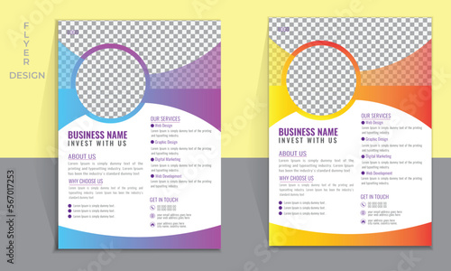 Business Flyer Template for Multi purpose use,Corporate Business Flyer Template,Business, Flyer, Template , Layout