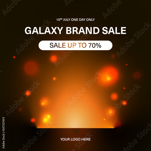 Linear gradient effect brand day sale