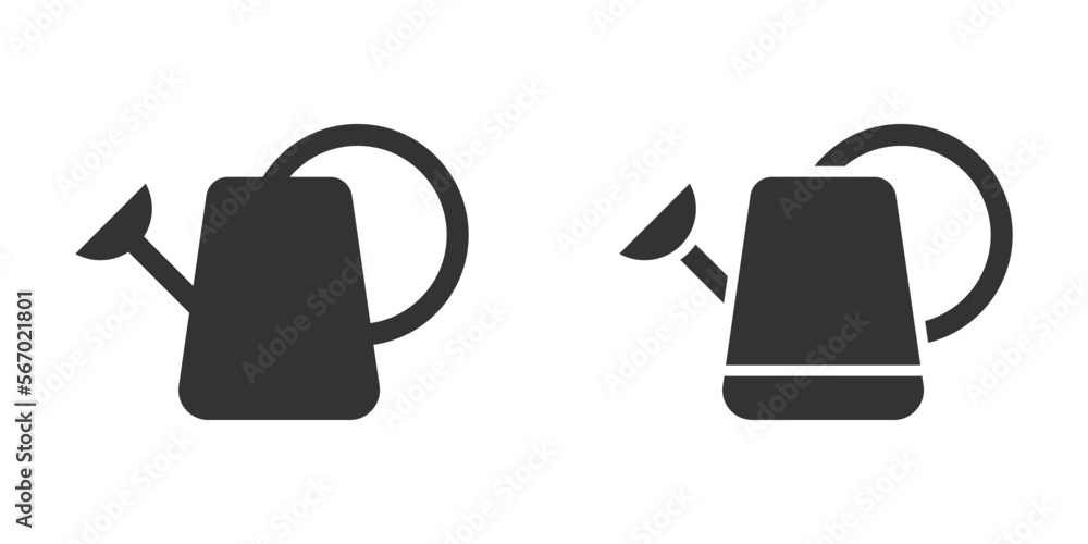 Watering can icon. Vector illustration. Watering can icon. Vector illustration.