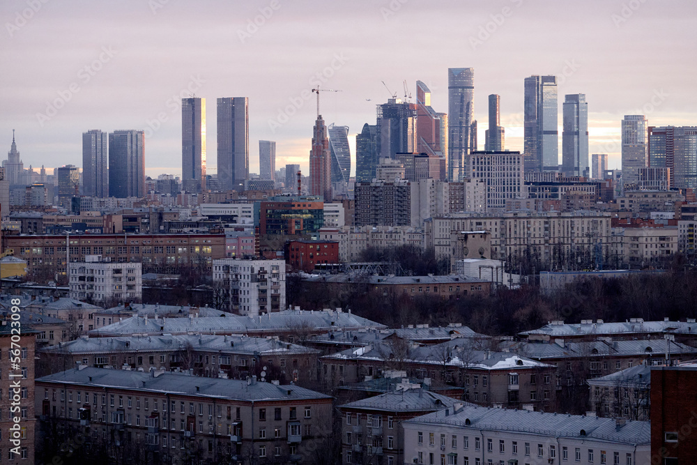 Obraz premium Moscow International Business Center, Moscow City.