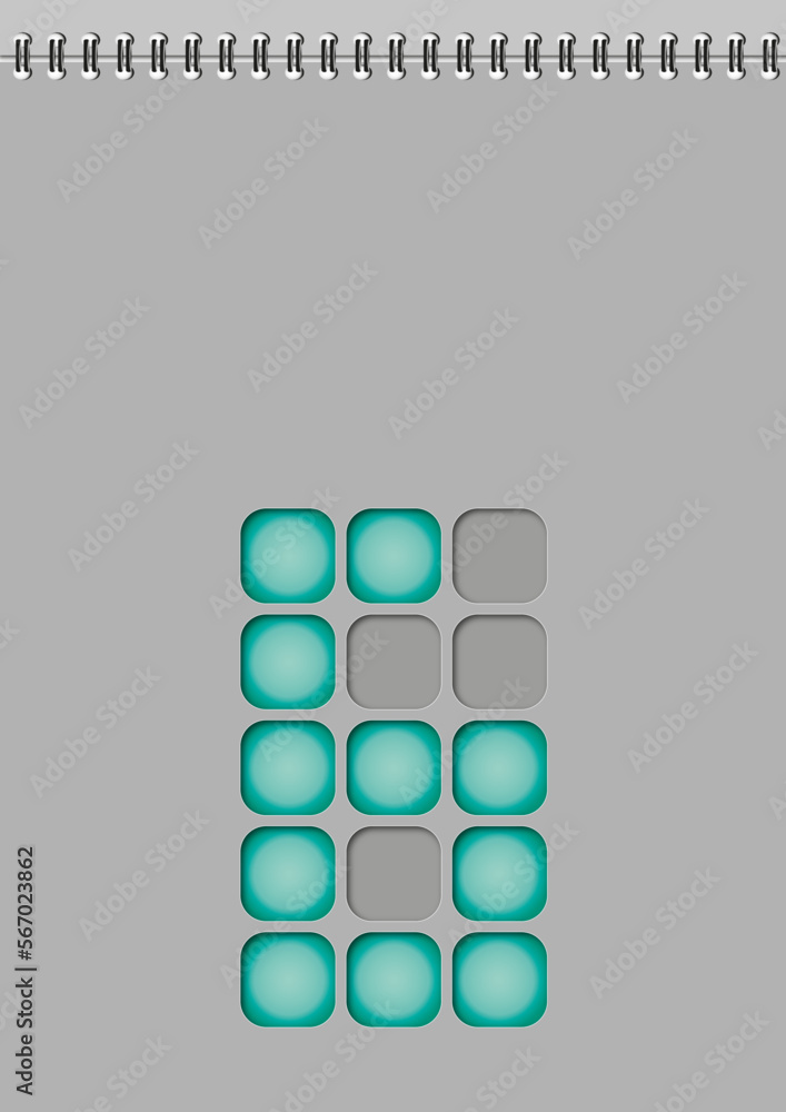 A3 Ziffernblock 6 A3 Ziffernblock 6