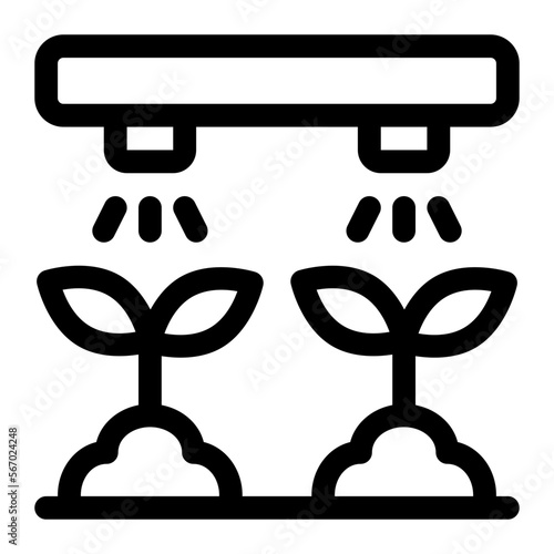 irrigation line icon
