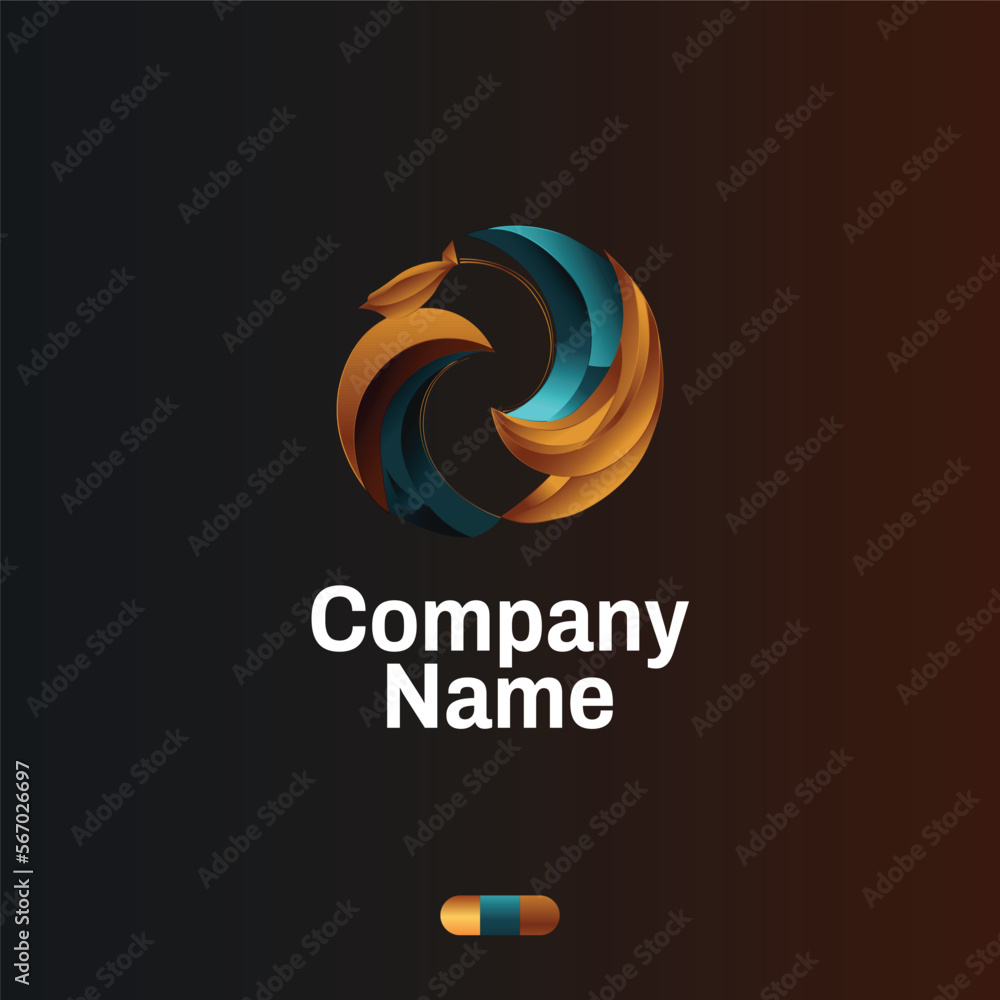 Obraz premium Letter o logo design, Abstract Logo And Icon Set. Elements Collection template, Isolated On colorful background, Luxury logo , real estate logo design 