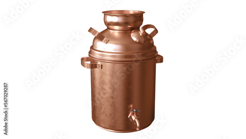 Indian samovar, 3D samovar, Copper samovar teapot, Milk pot
