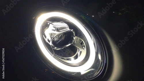 Mini Cooper S E electric light changing to turn signal