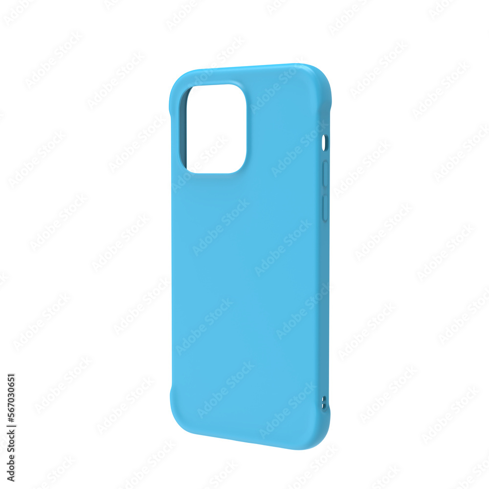 Mobile phone cover case 3D render for mockup Mobile phone cover case 3D render for mockup