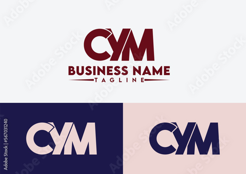 Letter CYM logo design vector template, CYM logo