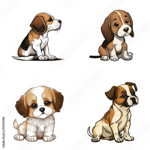Cute Dog PNG Format With Transparent Background © AMALIA