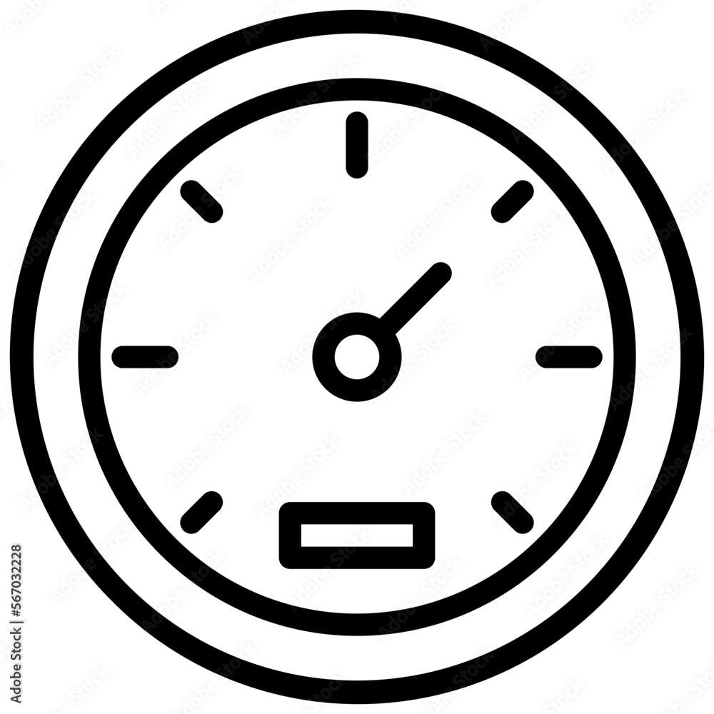 Meter line icon Meter line icon