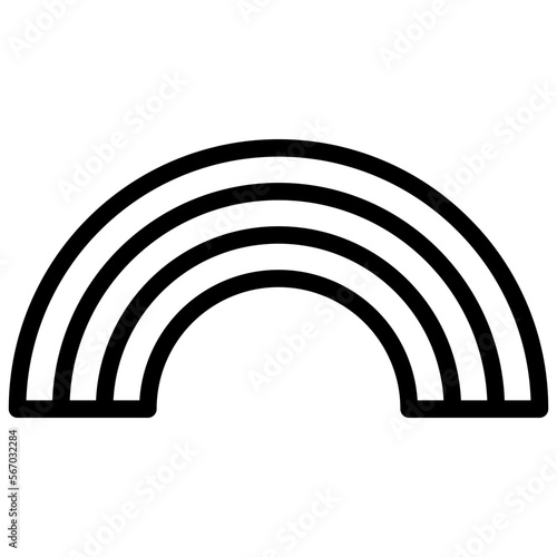 Rainbow_1 line icon