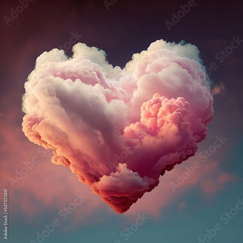 Heart Shaped Cloud. Clouds. Cloud texture. Saint Valentine. Valentine's Day heart. Heart. Hearts. Sky. Pink heart. White heart. Red Heart. Romance. Romantic Sky. Cloud Watching