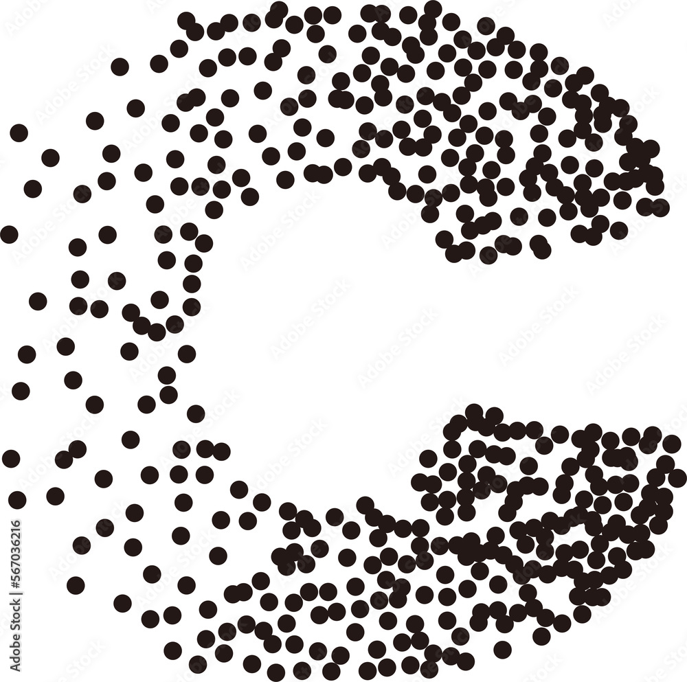 Black white stipple gradient dots lowercase alphabet letter Black white stipple gradient dots lowercase alphabet letter