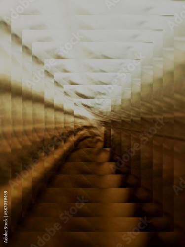 optical illusion 3d abstract illustration 