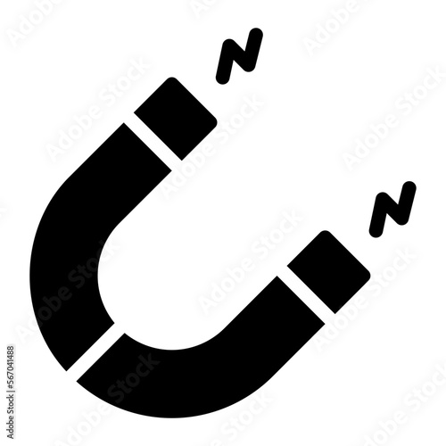 magnet glyph icon