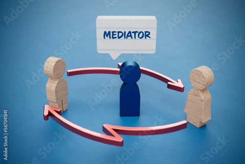 Quadro em tela Divorce mediation concept