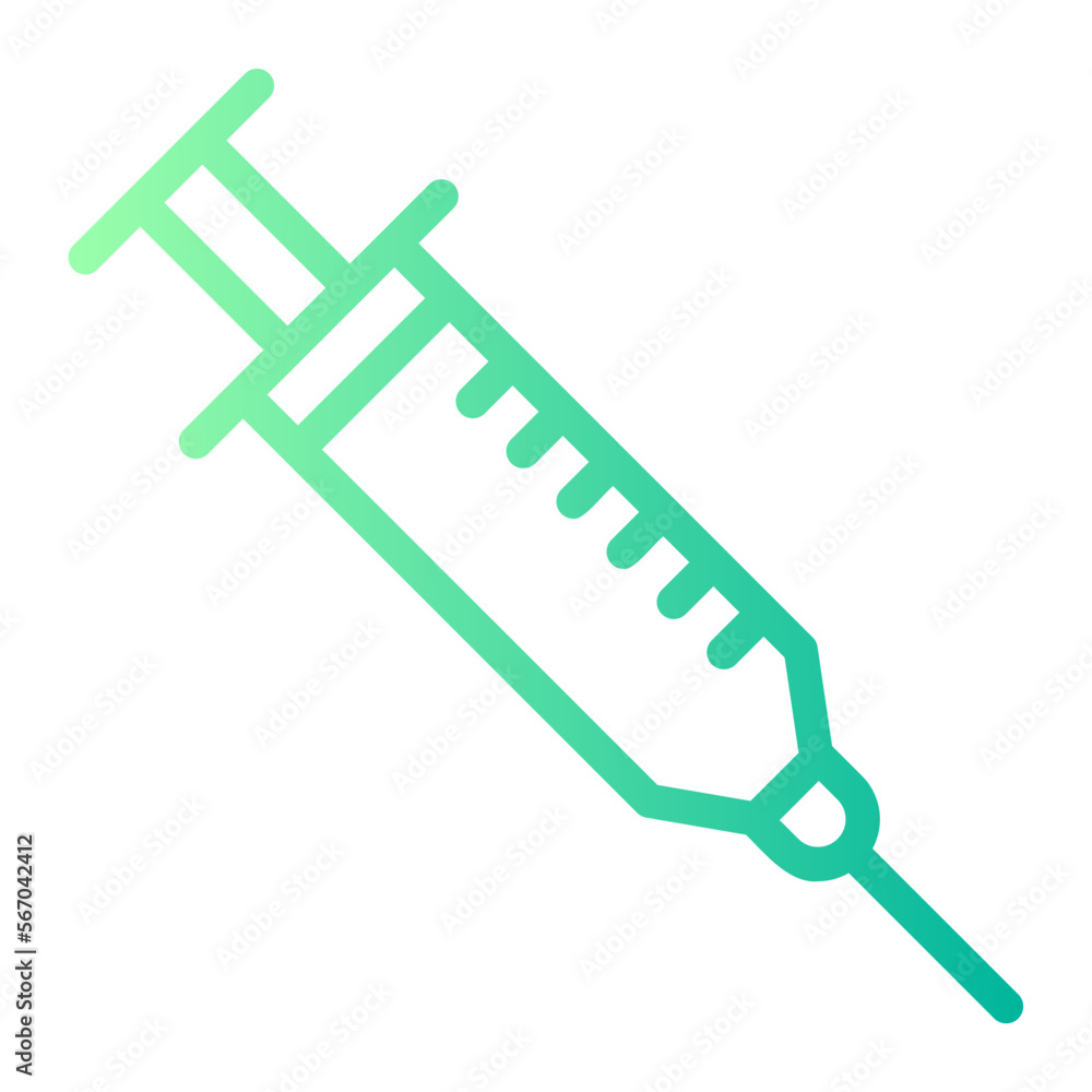 syringe gradient icon syringe gradient icon