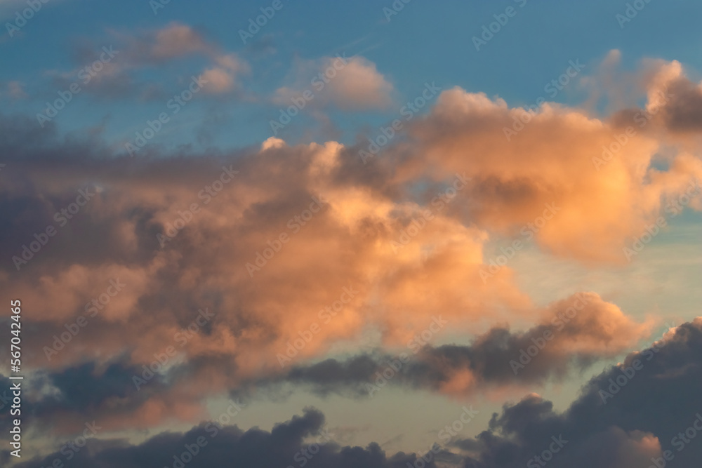 clouds at sunset