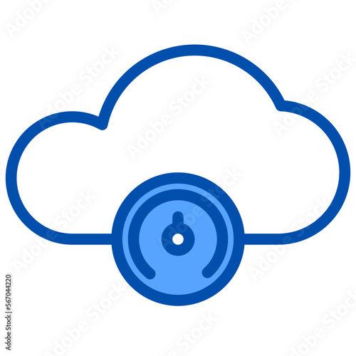 Atmospheric line icon