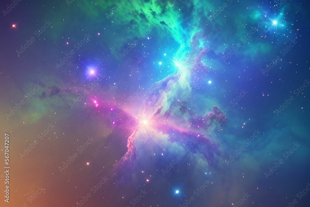 deep space concept. Generative ai