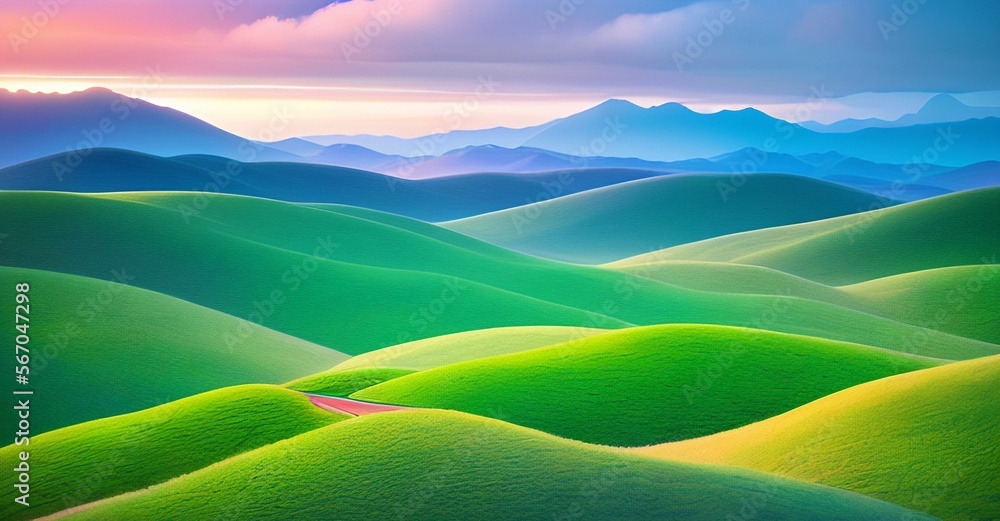 nature landscape. Generative ai nature landscape. Generative ai