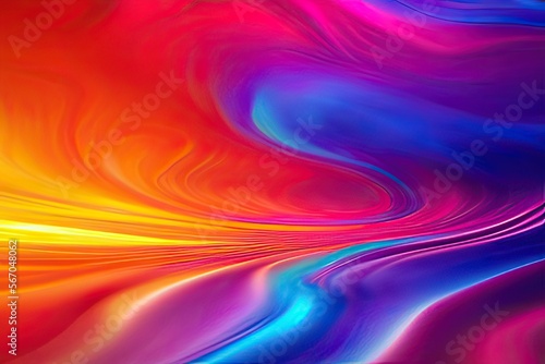High-Resolution Image of a Colorful Abstract Fluid Paint Background, Perfect for Adding a Touch of Dynamic Energy to any Design or Wallpaper, Ideal for Adding a Pop of Color and Movement © Gabriele