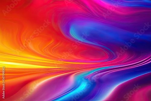 High-Resolution Image of a Colorful Abstract Fluid Paint Background, Perfect for Adding a Touch of Dynamic Energy to any Design or Wallpaper, Ideal for Adding a Pop of Color and Movement