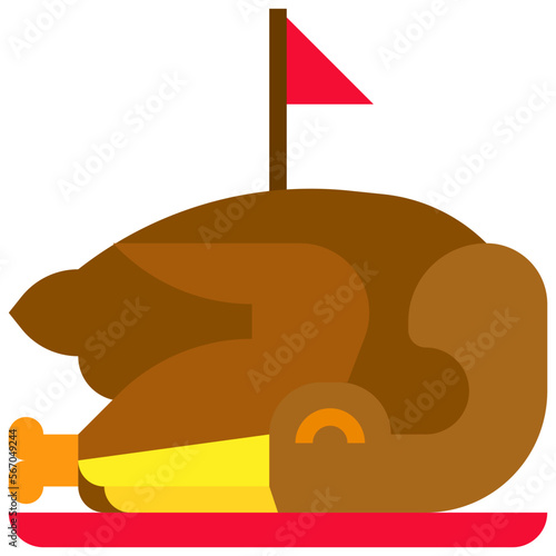 Duck flat icon