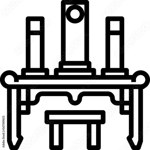 Ancestral outline icon