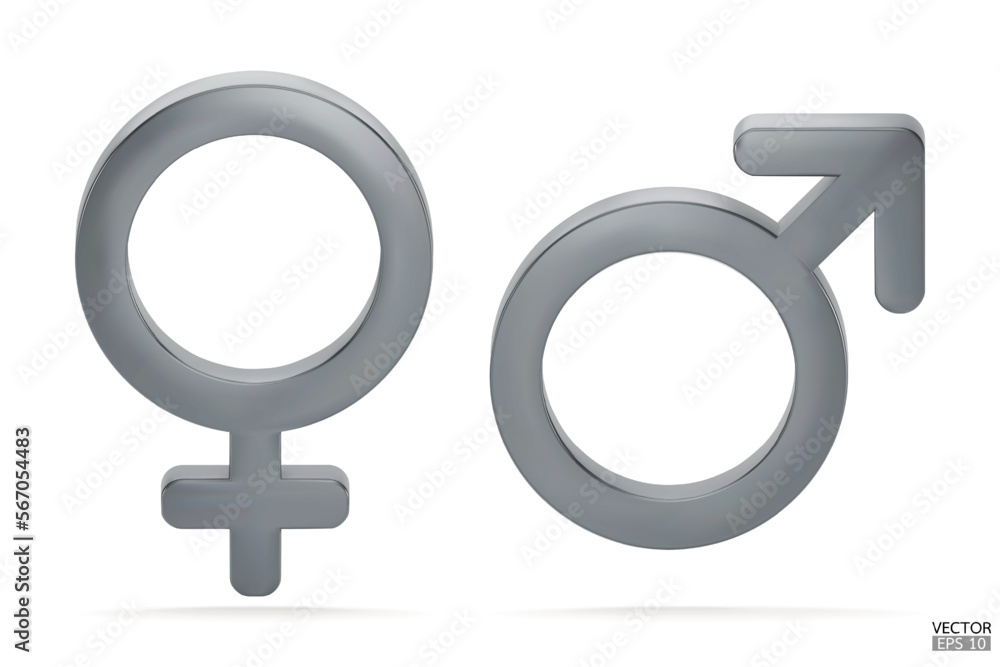 Silver Male and Female symbol icon isolated on white background. Male and female icon set. The symbol for web site, design, logo, app and UI. Gender Icon orange symbol. 3D vector illustration. Silver Male and Female symbol icon isolated on white background. Male and female icon set. The symbol for web site, design, logo, app and UI. Gender Icon orange symbol. 3D vector illustration.