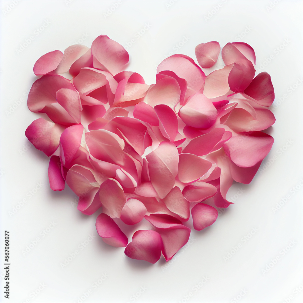 3D heart-shaped element made of realistic pink rose petals, isolated and perfect as a symbol of love for Valentine Day and weddings and celebration. Heart features beautiful fresh rose blooms 3D heart-shaped element made of realistic pink rose petals, isolated and perfect as a symbol of love for Valentine Day and weddings and celebration. Heart features beautiful fresh rose blooms