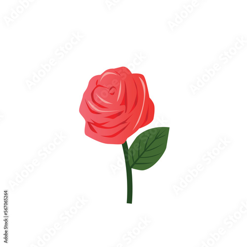 Creative Professional Trendy Rose Logo Design, Rose Flower Design in Editable Vector Format	