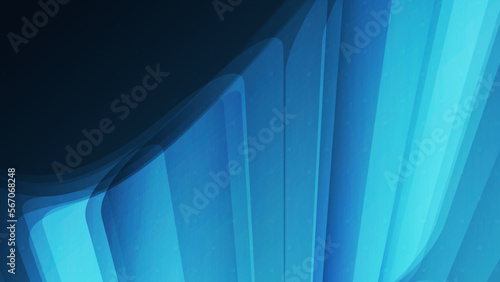 Modern abstract blue transparent geometry pattern background template. Digital network background, vector communication concept, overlapping object, blank space.