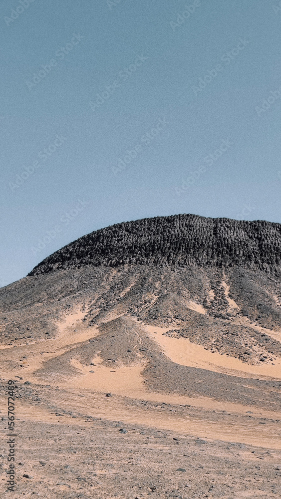 black desert egypt, vulcano