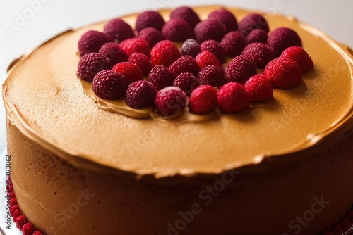 High-Resolution Image of Delicious Cake Showcasing its Mouth-Watering Appearance  Ideal for Adorning Food and Dessert-Themed Designs