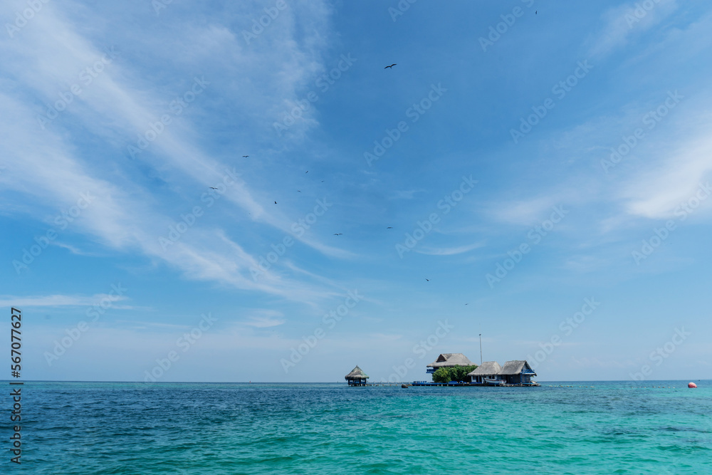 Fototapeta premium Islas rosario - caribbean islands in colombia