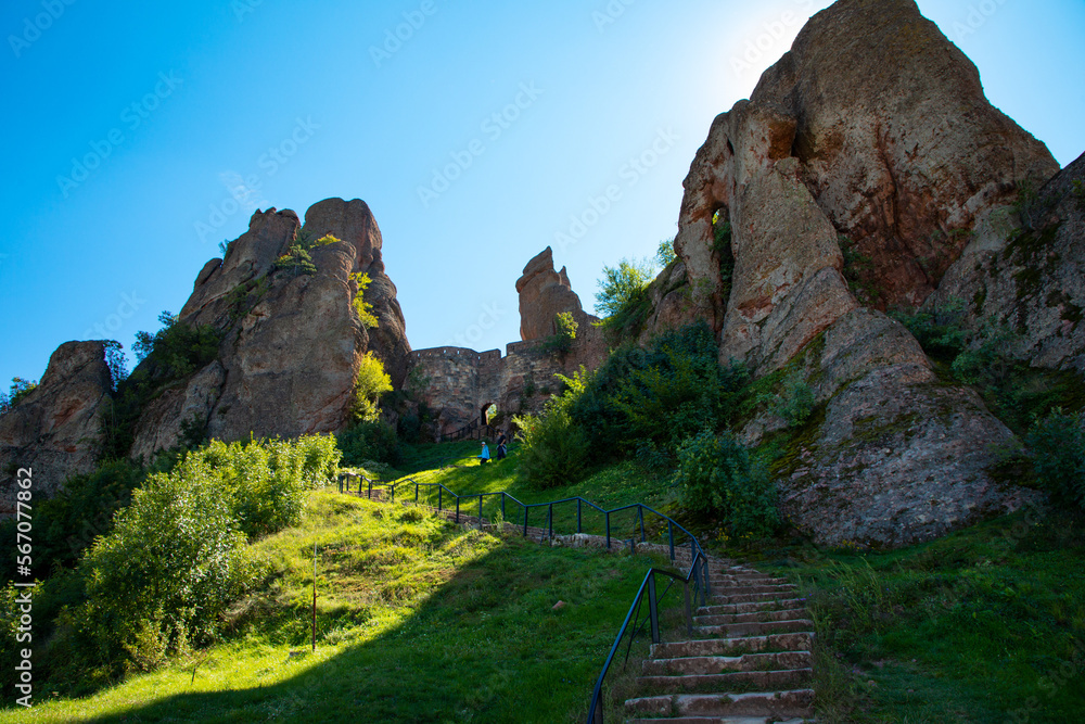 Felsformationen an der Festung Belogradtschik, Bulgarien Felsformationen an der Festung Belogradtschik, Bulgarien