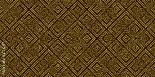Checked African pattern. Dark background. Brown and black colors. High definition (HD format). Illustration