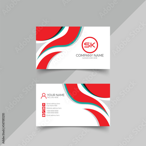 Creative modern business card template