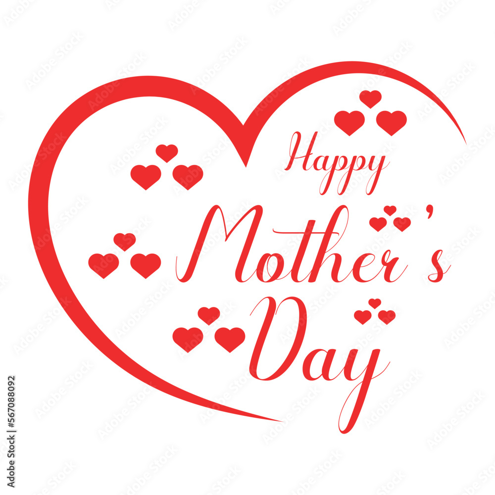 Elegant mothers day heart card beautiful design
Related tags