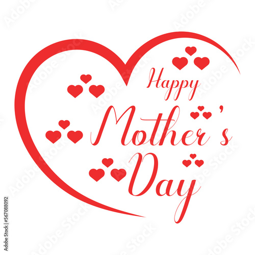Elegant mothers day heart card beautiful design Related tags