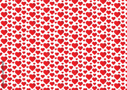 Vector love pattern in red. Perfect for Valentine's Day events