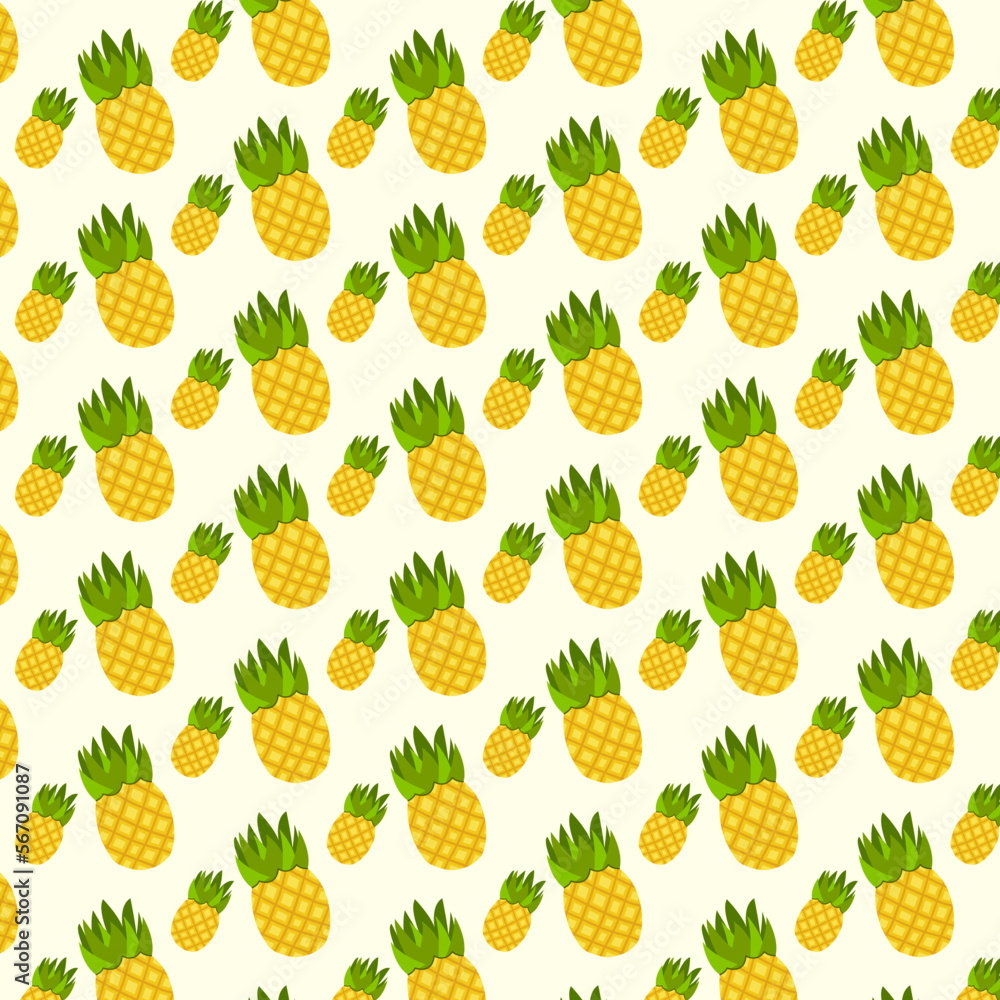 Seamless pineapple pattern Seamless pineapple pattern