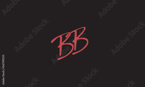 BB, B, Abstract Letters Logo Monogram