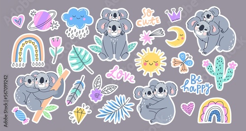 Photography Funny koalas stickers