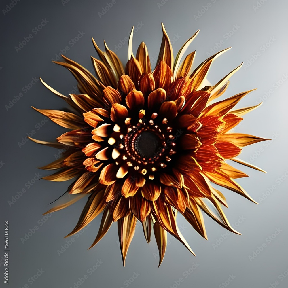 Fototapeta premium sunflower style of flower