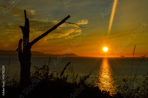 Wallpaper Mural sunset on the ocean Torontodigital.ca