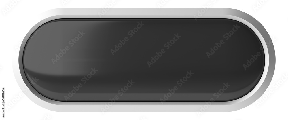 3D button. Empty button. 3D illustration. 3D button. Empty button. 3D illustration.